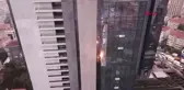 İSTANBUL-ŞİŞLİ'DE İŞ MERKEZİNDE YANGIN-1