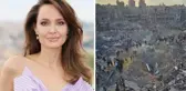 Angelina Jolie, Gazze'deki saldırıya tepki göstererek ateşkes çağrısında bulundu