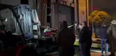 Ataşehir'de Fabrika Cephesi Otomobilin Üzerine Uçtu