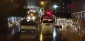 Çekmeköy'de Kuvvetli Yağış Sonucu İki Araç Mahsur Kaldı