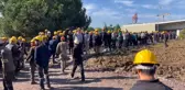 Sefine Tersanesi'nde öğle yemeği gecikmesi nedeniyle işçiler eylem yaptı