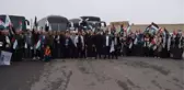 İHH öncülüğünde Filistin'e destek için konvoy yola çıktı