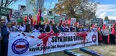 ABD Büyükelçiliği önünde Filistin'e destek açıklaması