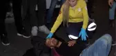 FATİH'te motosiklet yayaya çarptı