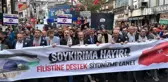 TEKİRDAĞ'DA FİLİSTİN'E DESTEK YÜRÜYÜŞÜ