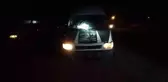 Daday'da yol yapım çalışması sırasında minibüs işçiye çarptı