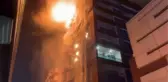 Bursa'da 10 Katlı Binada Yangın Çıktı