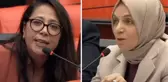TİP Milletvekili Sera Kadıgil ve AK Parti Grup Başkanvekili Leyla Şahin Usta arasında 