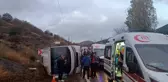 Amasya'da yolcu otobüsü devrildi: 27 yaralı