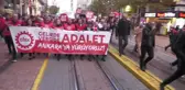 Disk'in İstanbul'dan Ankara'ya Yürüyüşü Eskişehir'de.