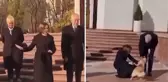 Moldova Cumhurbaşkanı Maia Sandu'nun köpeği, Avusturya Cumhurbaşkanı Alexander Van der Bellen'i ısırdı