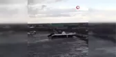 Kuşadası'nda Kuvvetli Fırtına Balıkçı Teknelerini Karaya Savurdu