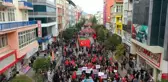 Isparta Belediyesi Filistin'e Destek Yürüyüşü Gerçekleştirdi