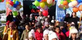 Gazzeli çocuklar için gökyüzüne balon bırakıldı