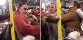 Otobüste şoför kavgası! Birbirine giren kadınlar ortalığı ringe çevirdi
