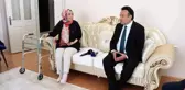 Kazazede öğretmene evinde 