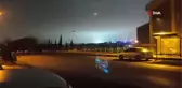 Gecenin karanlığını trafo patlaması böyle aydınlattı