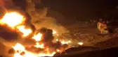 Kuzey Irak'ta çarpışan tanker alev topuna döndü, Silopili şoför hayatını kaybetti
