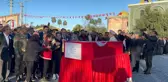 Hamile eşten şehide gözü yaşlı son bakış