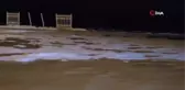 Kastamonu'da deniz kara ile birleşti, yol su altında kaldı