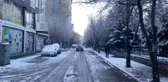 Ağrı Patnos'ta Mevsimin İlk Karı Yağdı