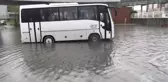 Beykent Sanayi Sitesi'nde Yoğun Yağış Sonucu Yollar Göle Döndü