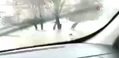 Asma köprü aşırı yağış nedeniyle çöktü