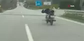 Sakarya'da Tehlikeli Motosiklet Yolculuğu