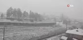 Aşkale güne kar yağışı ile başladı