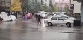 Bingöl'de sağanak yağış devam ediyor