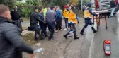 Erzin'de işçi servisiyle hafriyat kamyonu çarpıştı: 9 yaralı