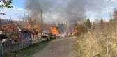 Sinop'ta Yangında Ev, Ahır ve Ambar Küle Döndü
