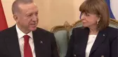 Yunan mevkidaşının Türkçe teşekkürü Erdoğan'ı mest etti