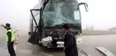 Amasya'da yoğun sis nedeniyle meydana gelen zincirleme trafik kazalarında 5 kişi yaralandı