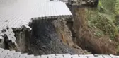 Zonguldak'ta Hastaneye Giden Yol Çöktü