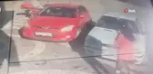 Kamyonla çarpışan motosiklet sürücüsünün sürüklendiği anlar kamerada