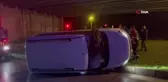 Aydın'da Alkollü Sürücü Kaldırıma Çarptı, 2 Kişi Yaralandı