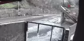 Zonguldak'ta Fırtına Sonucu Garajın Çatısı Uçtu