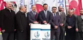 İSTANBUL-CUMHURBAŞKANI ERDOĞAN'IN CANLI BAĞLANTISIYLA BAĞCILAR'DA ASBURÇAKLAR SİTESİ'NİN TEMELİ ATILDI