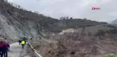 Artvin'de heyelan sonucu otomobil uçuruma yuvarlandı