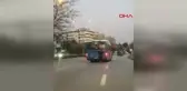 Patenli gencin tehlikeli yolculuğu kamerada