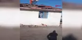 KARS'ta Şiddetli Rüzgar Evlerin Çatılarını Uçurdu