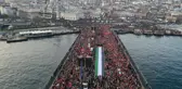 Yılın ilk gününde Galata'dan tarihi mesaj! İşte yürüyüşe katılan kişi sayısı