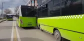 Özel halk otobüsü ile belediye otobüsü çarpıştı: 6 yaralı