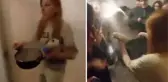Genç kadın, sis bombasıyla şaka yapan adamın suratına bir tencere kaynar su fırlattı