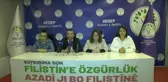 DEM Parti İstanbul İl Örgütü, Filistin ile Dayanışma Mitingi düzenleyecek