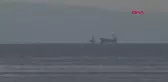 Silivri Açıklarında Asfalt Tankerinde Yangın