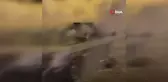 Ceza yemek istemeyen sürücü otomobili ateşe verdi