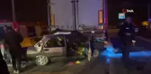 Tokat'ta Tofaş otomobil tıra ok gibi saplandı: Araçta sıkışan sürücüyü itfaiye kurtardı