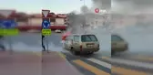 Seyir halindeki Tofaş alevlere teslim oldu
